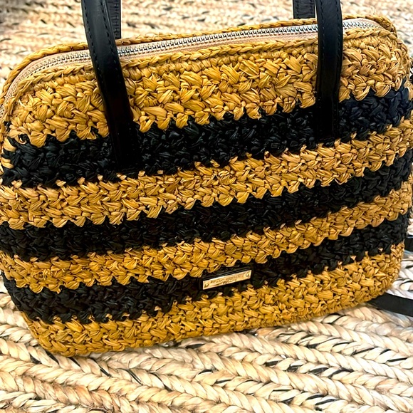 Kate Spade Bow STORYBOOK Straw Bag NWOT - Picture 13 of 14